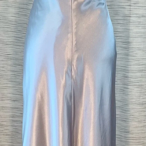 Cache Metallic Silver Halter Dress - Picture 11 of 16